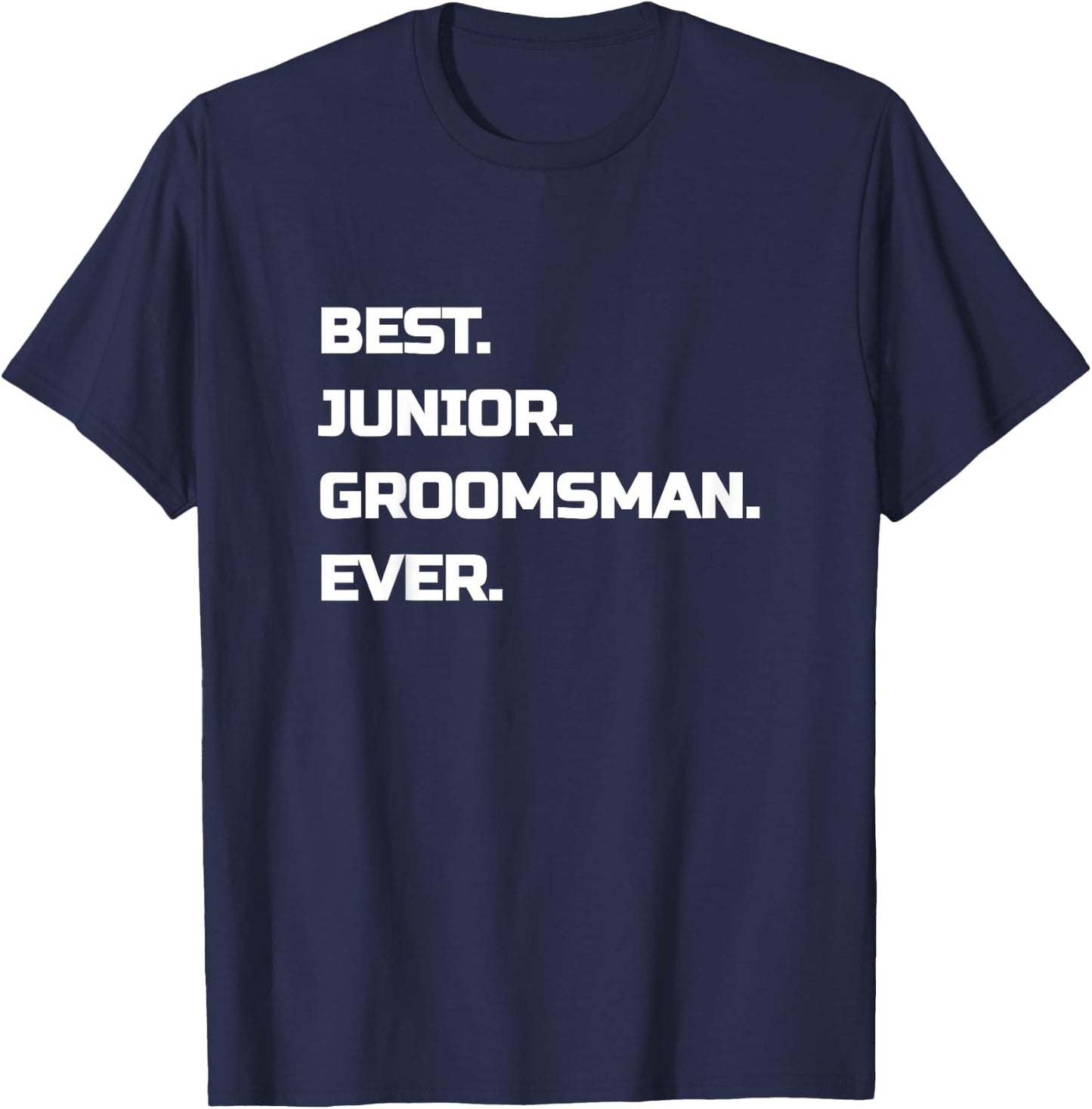 Best Junior Groomsman Kids Boys T-Shirt - T-Shirt | Navy
