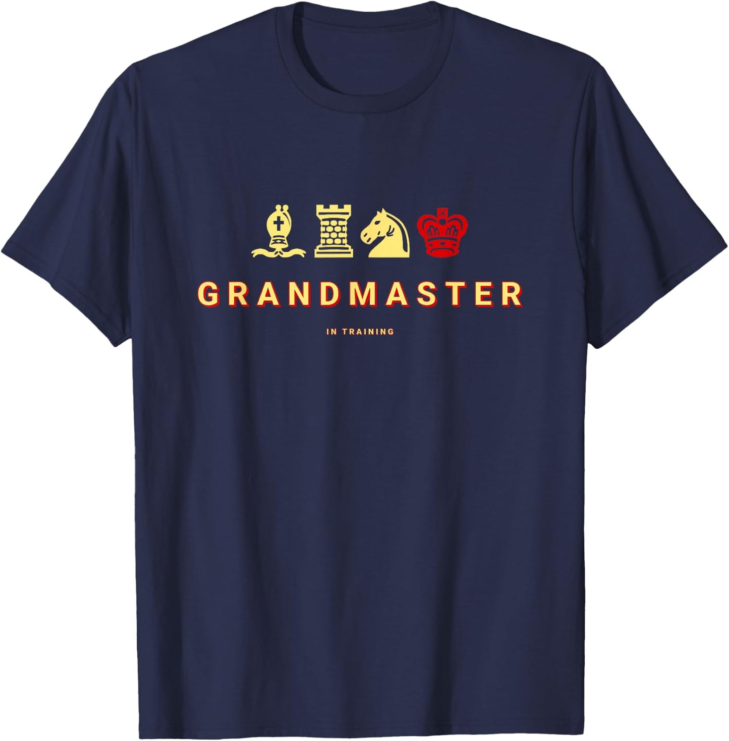 Chess . Chess Grandmaster In Training Funny T-Shirt - T-Shirt | Navy