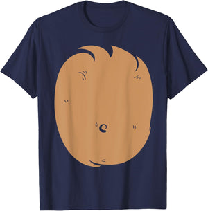 Monkey Ape Gorilla Belly Halloween Office Party Costume T-Shirt - T-Shirt | Navy