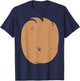 Monkey Ape Gorilla Belly Halloween Office Party Costume T-Shirt - T-Shirt | Navy