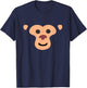 Cute Monkey Face Awesome Halloween Costume Gift T-Shirt - T-Shirt | Navy