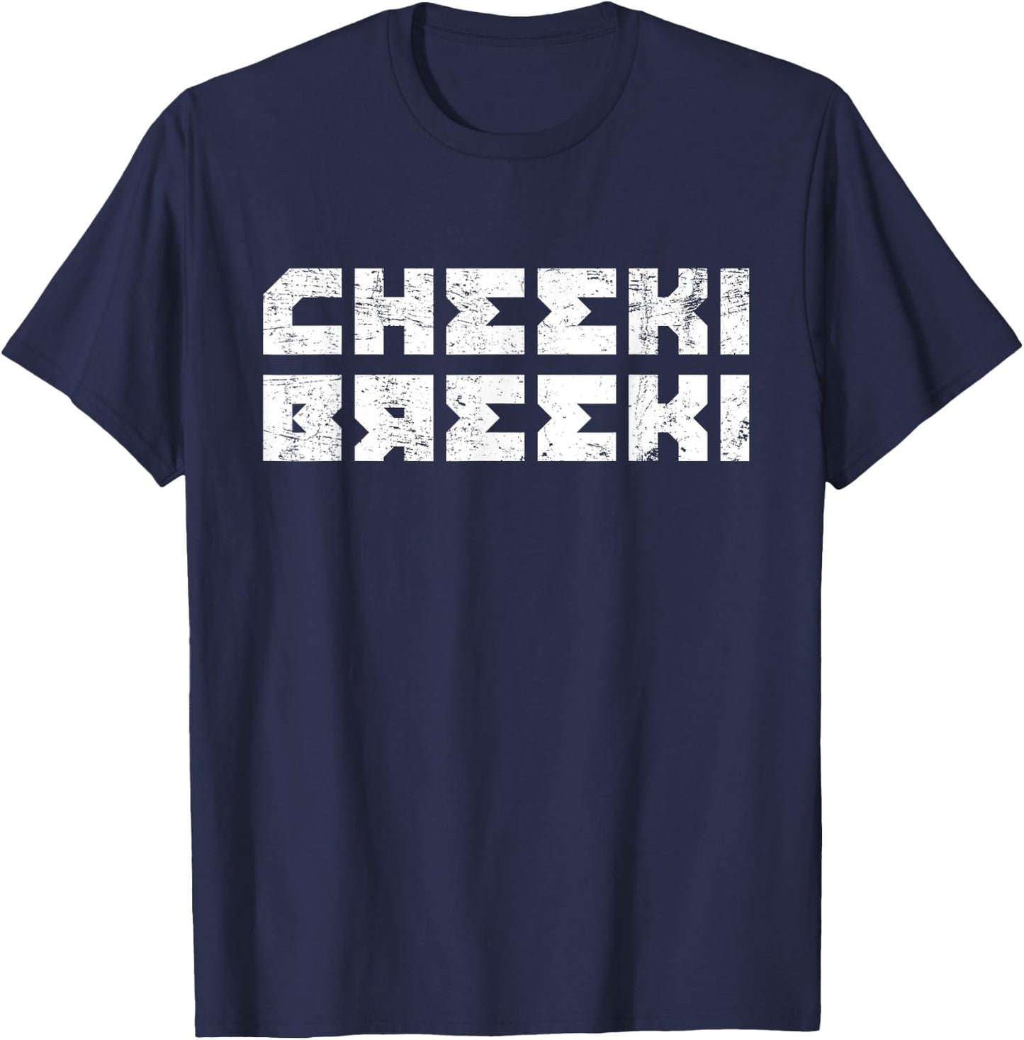 Cheeki Breeki - Gopnik Slav Style Funny Gamer T-Shirt - T-Shirt | Navy