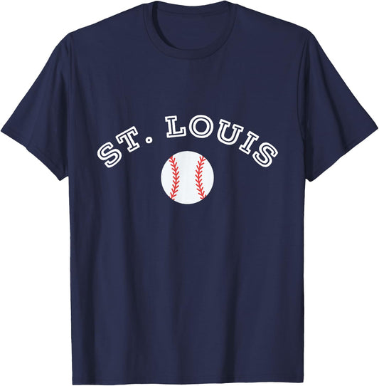 St. Louis Baseball, Cardinal T-Shirt - T-Shirt | Navy