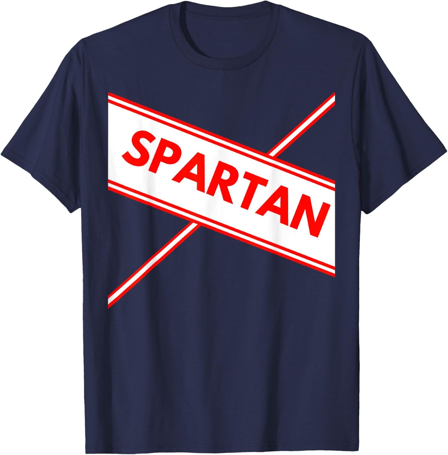 Spartan Cheerleader Easy Halloween Costume Design T-Shirt - T-Shirt | Navy