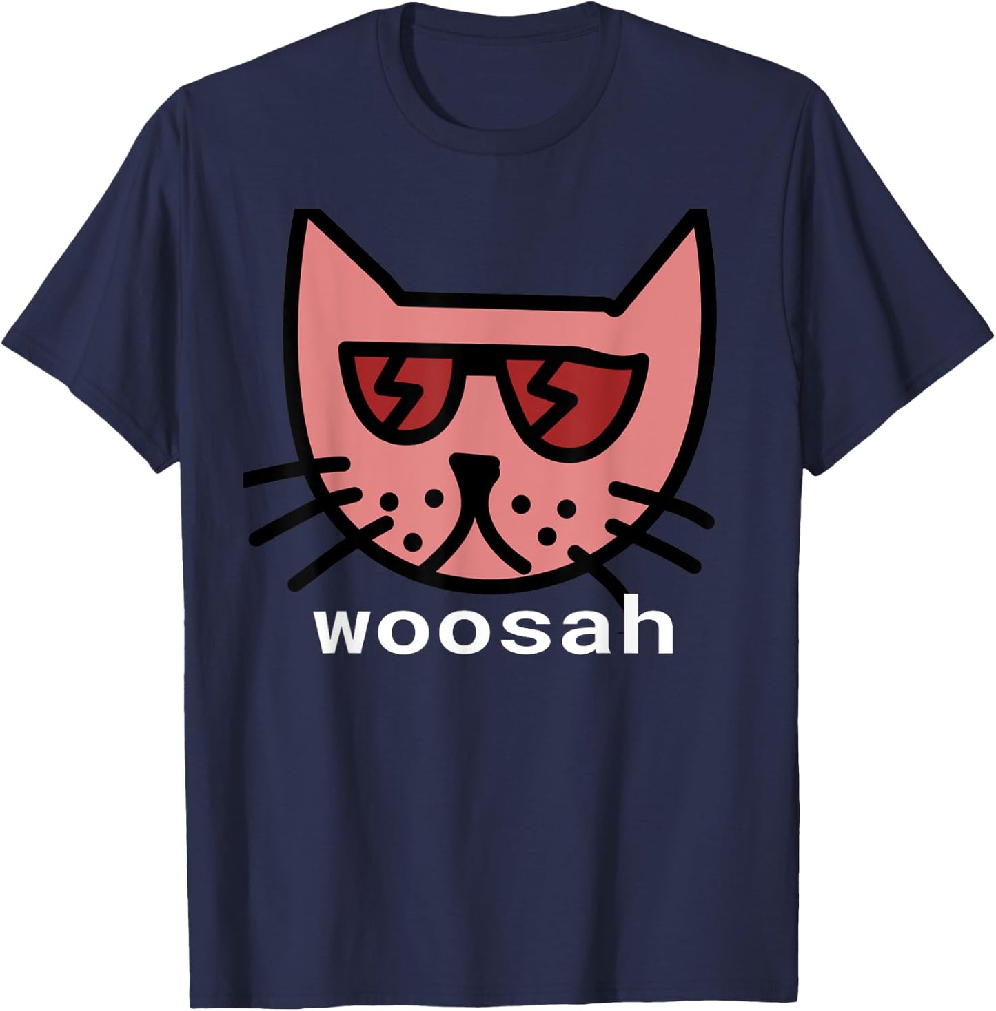 Woosah Calm Yoga Exhale Shirt T-Shirt - T-Shirt | Navy
