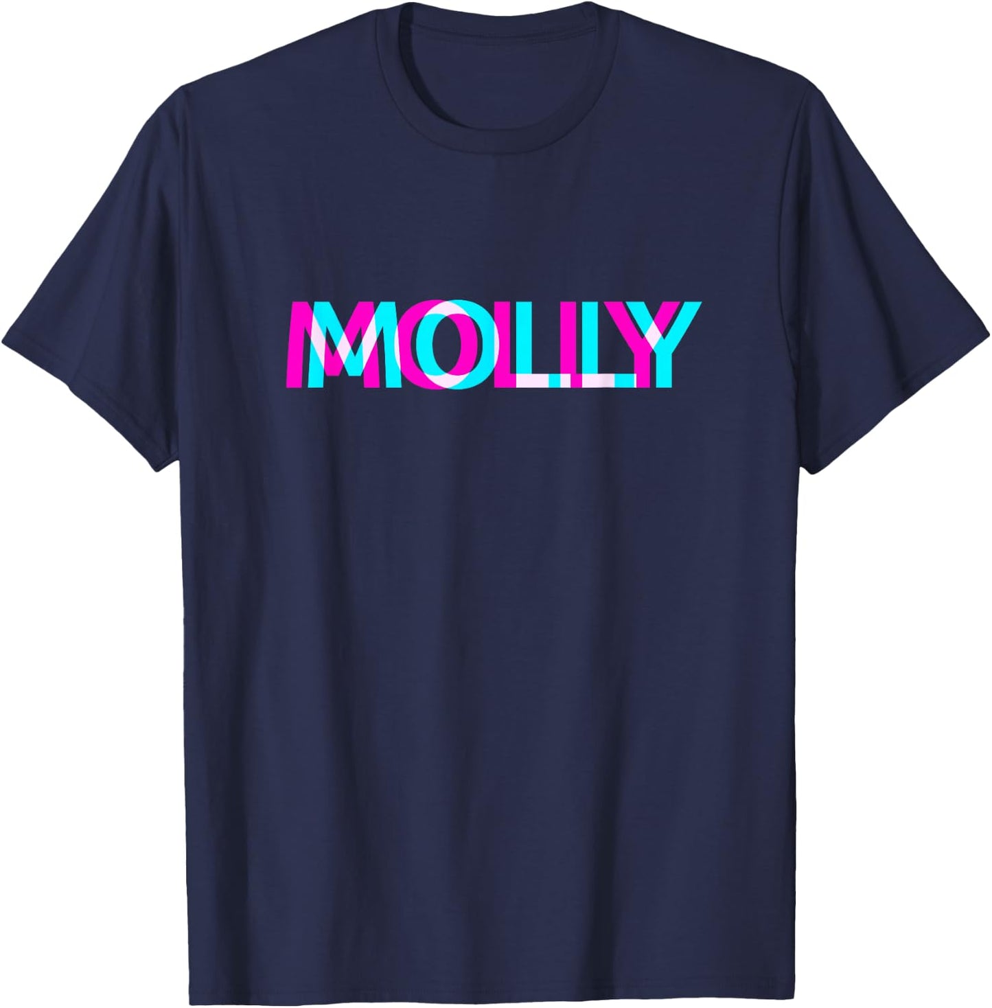 Molly MDMA Ecstasy Shirt XTC Rave Festival T-Shirt - T-Shirt | Navy