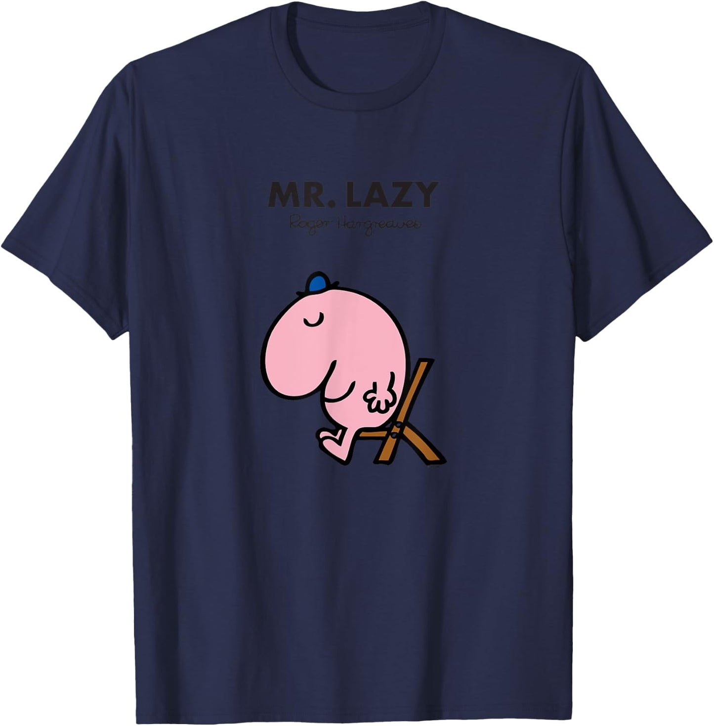 Mr. Men Mr. Lazy T-Shirt - T-Shirt | Navy