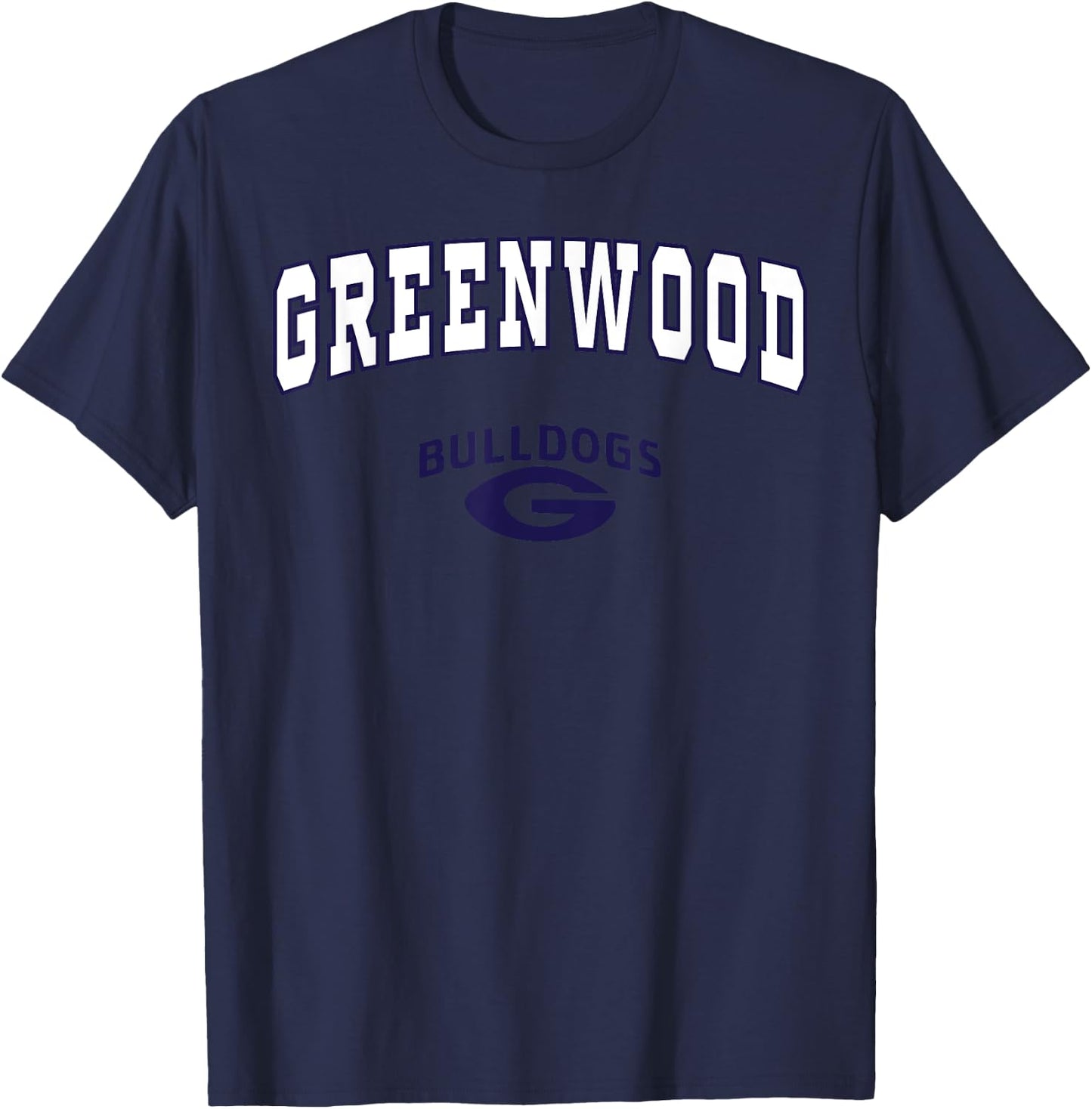 Greenwood High School Bulldogs C2 T-Shirt - T-Shirt | Navy