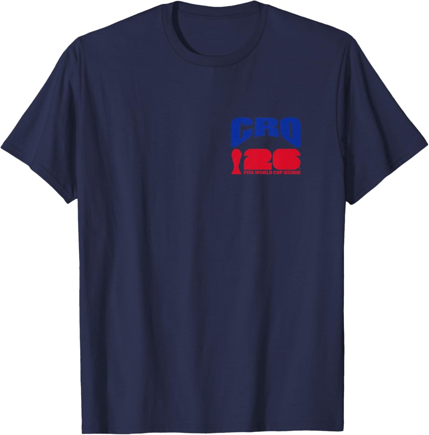Kids FIFA World CUP26 Croatia Ball in Goal T-Shirt - T-Shirt | Navy
