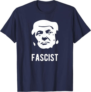 Fascist anti-Trump T-Shirt - T-Shirt | Navy