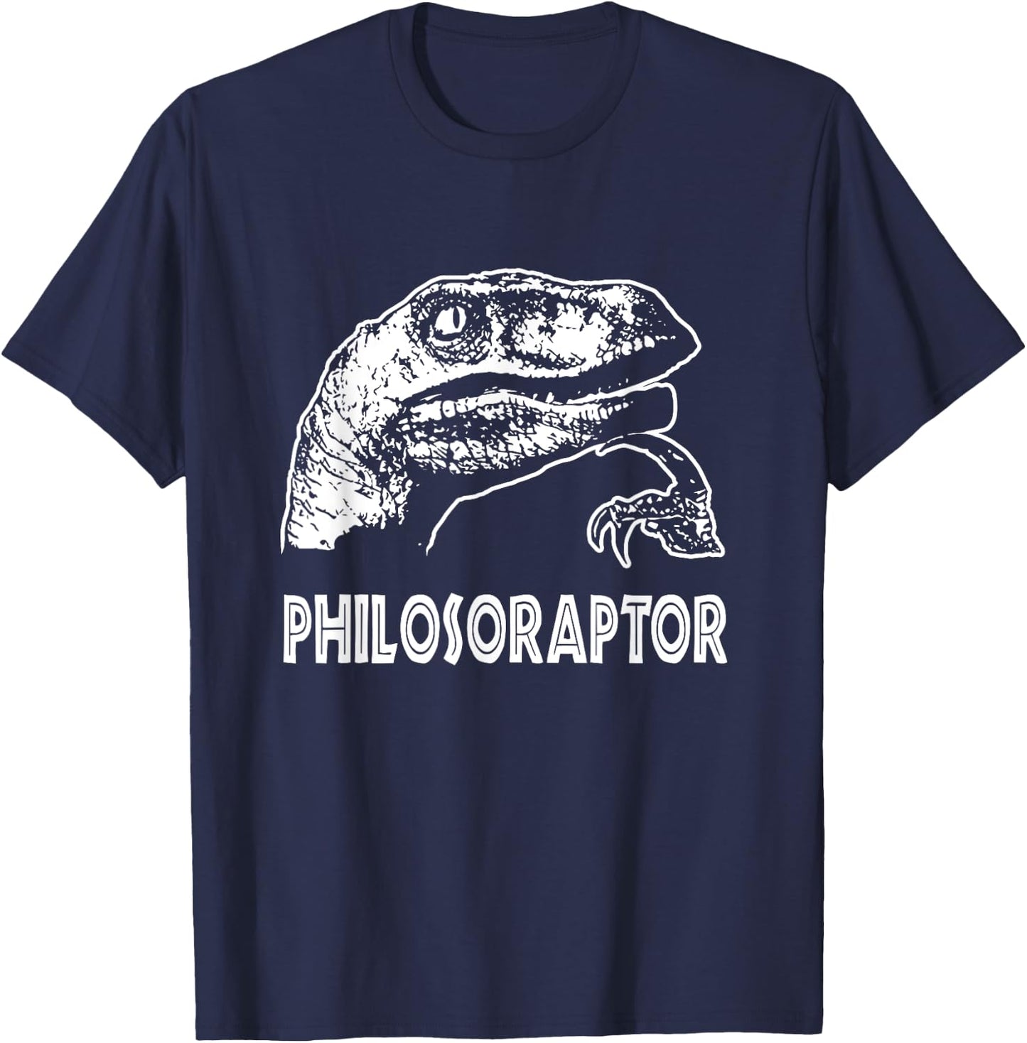 Philosoraptor T-Shirt - T-Shirt | Navy