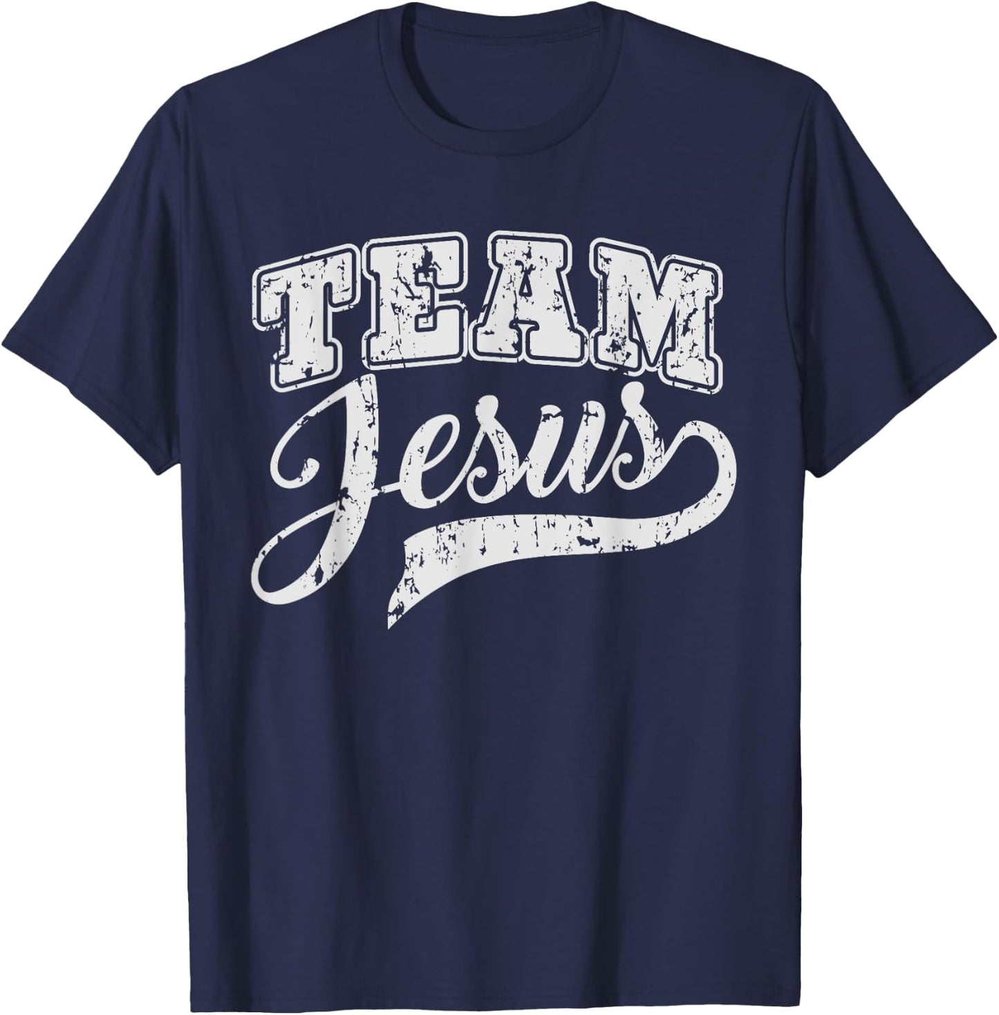 Team Jesus Christian Women Kids Funny T Shirt T-Shirt - T-Shirt | Navy