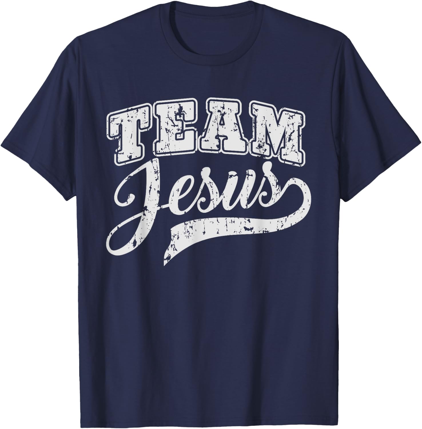 Team Jesus Christian Women Kids Funny T Shirt T-Shirt - T-Shirt | Navy
