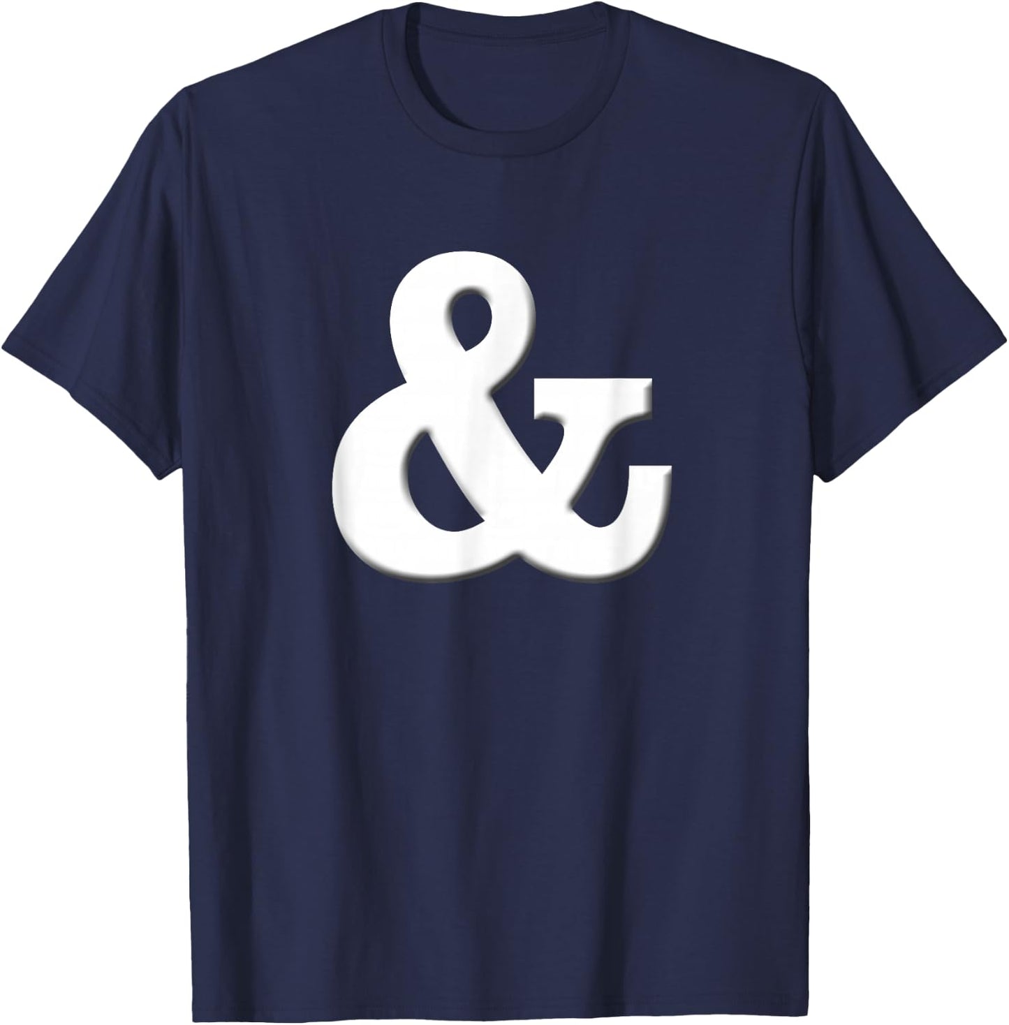 Letter Ampersand & halloween shirt T-Shirt - T-Shirt | Navy