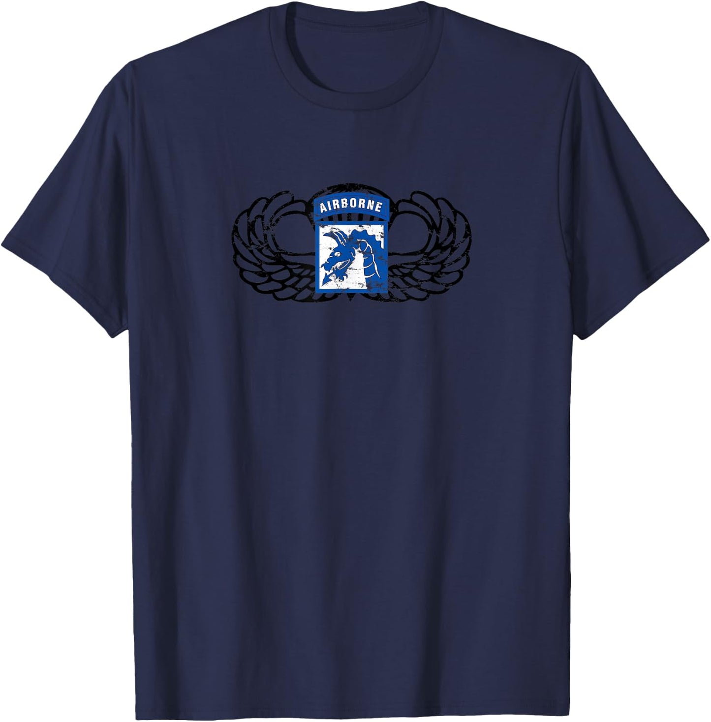 18th Airborne Corps Jumpwings T-Shirt - T-Shirt | Navy