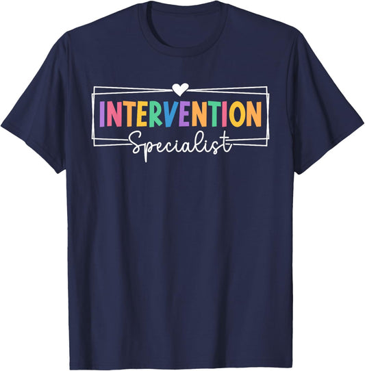 Intervention Specialist Best Intervention Specialists T-Shirt - T-Shirt | Navy