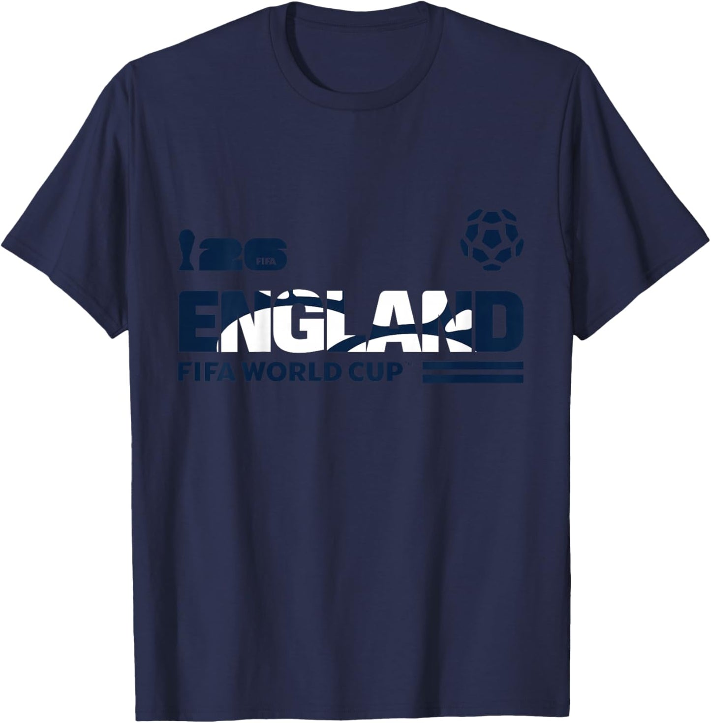 Kids FIFA World CUP26 Qualifier England T-Shirt - T-Shirt | Navy