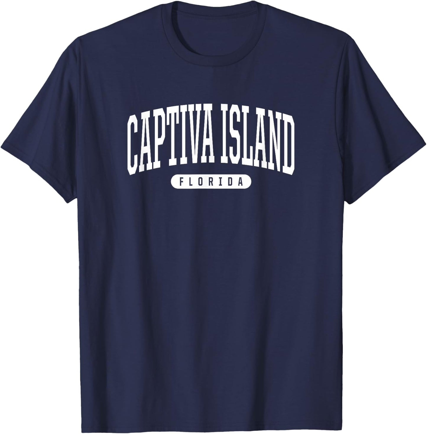 Captiva Island Florida Vacation College Style FL USA T-Shirt - T-Shirt | Navy