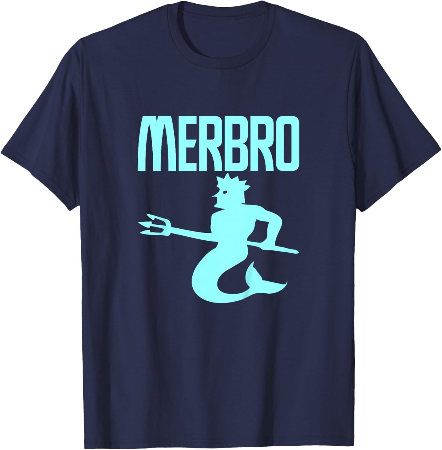 Majestic Merbro Swimming Merman Design For Boys T-Shirt - T-Shirt | Navy