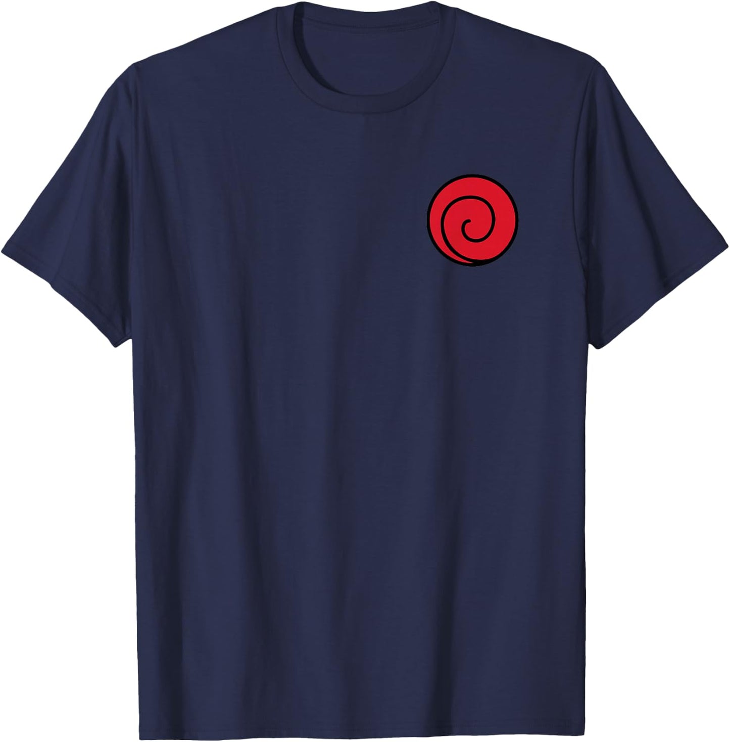 Naruto Shippuden Kakashi Cosplay Front and Back Anime T-Shirt - T-Shirt | Navy