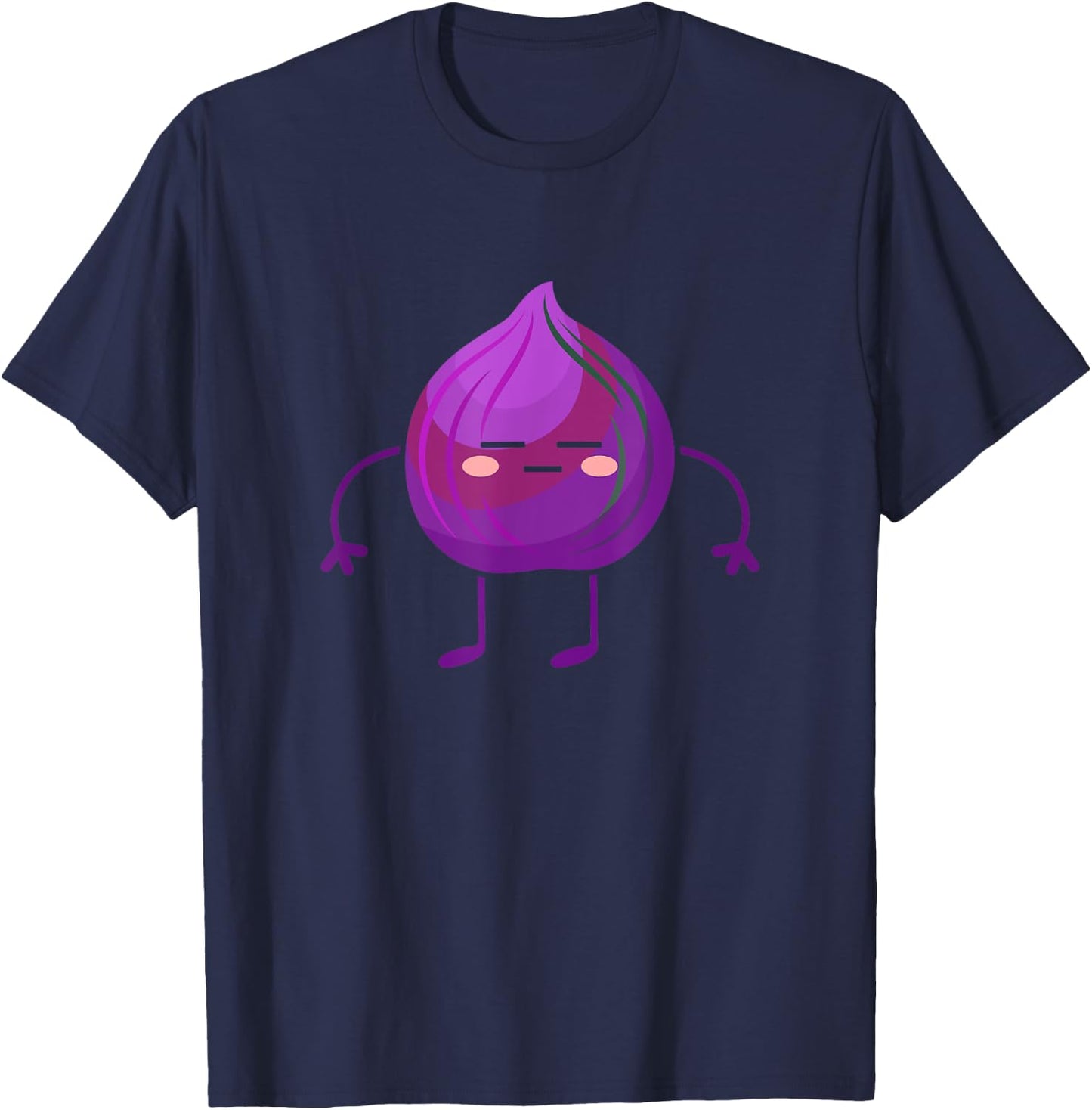 Red Onion - Vegetable Themed Outfit Gift Red Onion Lovers T-Shirt - T-Shirt | Navy