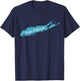 Born and Raised Long Island NY T Shirt T-Shirt - T-Shirt | Navy