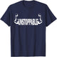 Unstoppable Gym Workout Women Youth T-Shirt - T-Shirt | Navy