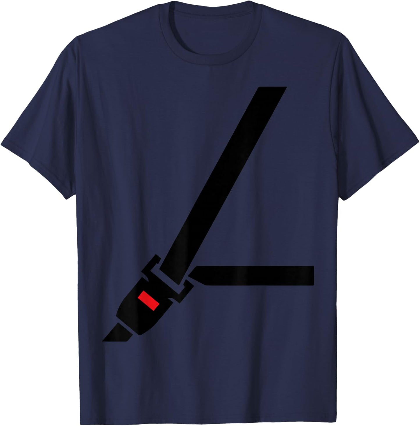 Seat Belt , Women and Kids Funny Fake Seatbelt T-Shirt - T-Shirt | Navy