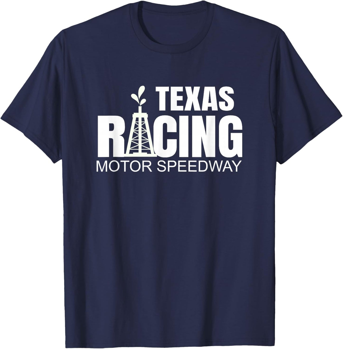 Texas Racing Gifts Texas Speedway Racetrack Car Racing T-Shirt - T-Shirt | Navy