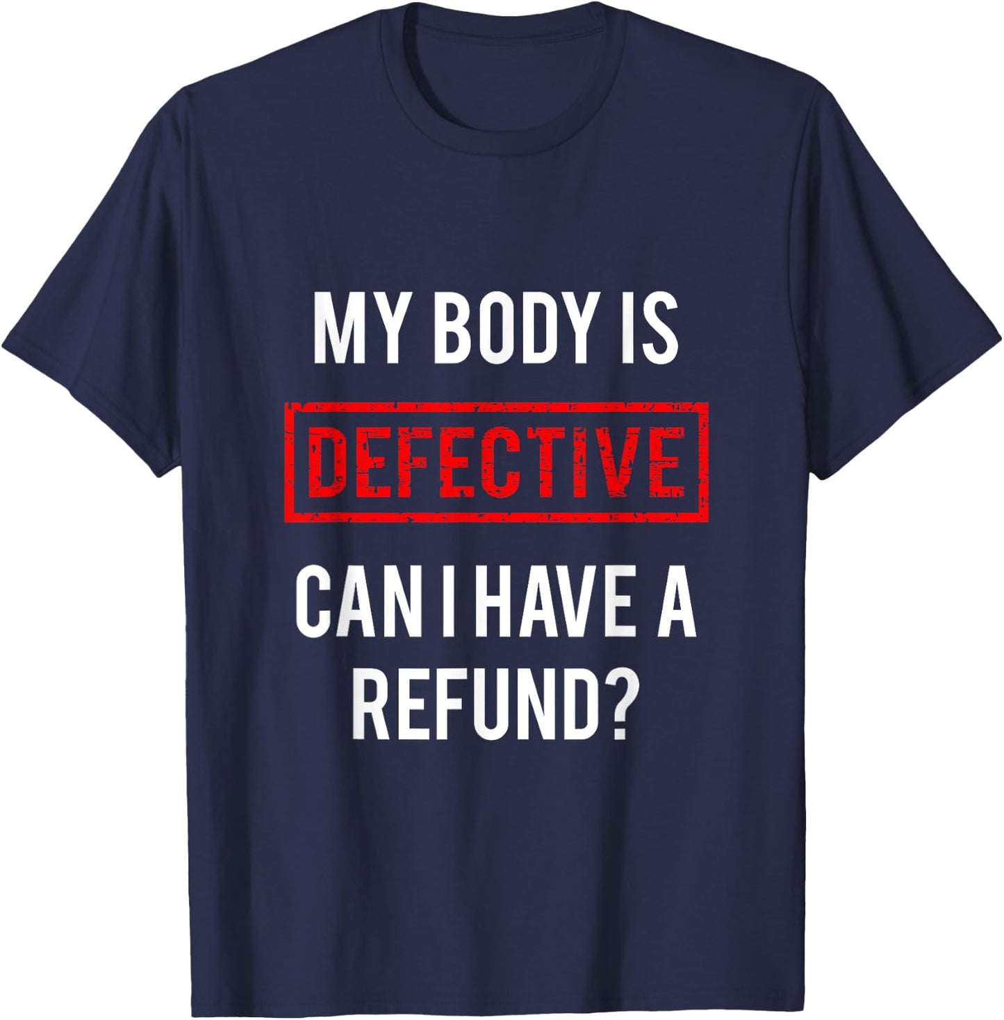 Fibromyalgia Chronic Illness Migraine Shirt T-Shirt - T-Shirt | Navy