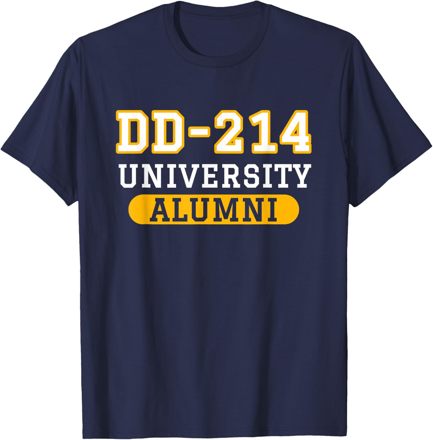Patriotic DD-214 Alumni T-Shirt - T-Shirt | Navy
