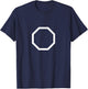 Octagon Shirt - Octagon Print T Shirt T-Shirt - T-Shirt | Navy