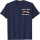 Hawk and Son Hauling Company Big Rig Pride 2 Side T-Shirt - T-Shirt | Navy