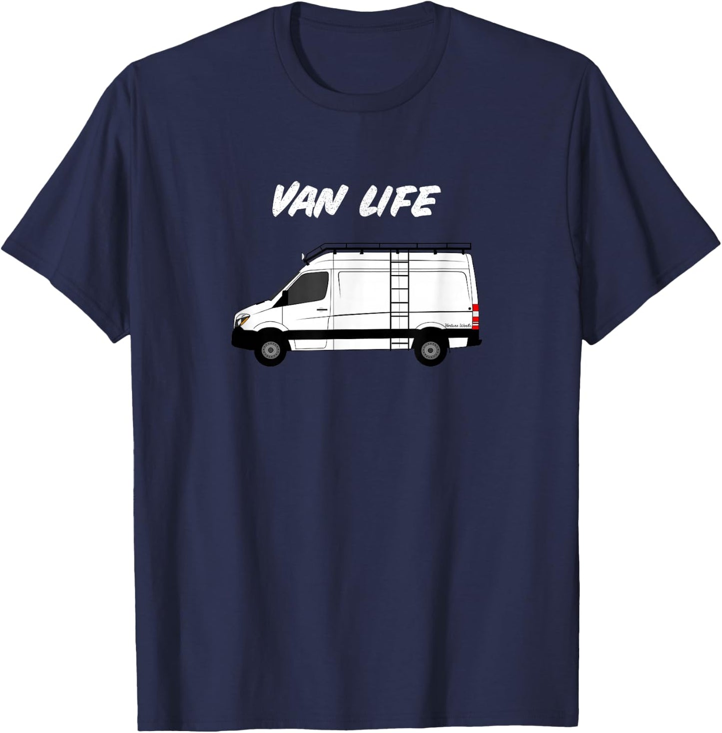 Van Life T Shirt for Nomads and Travelers T-Shirt - T-Shirt | Navy
