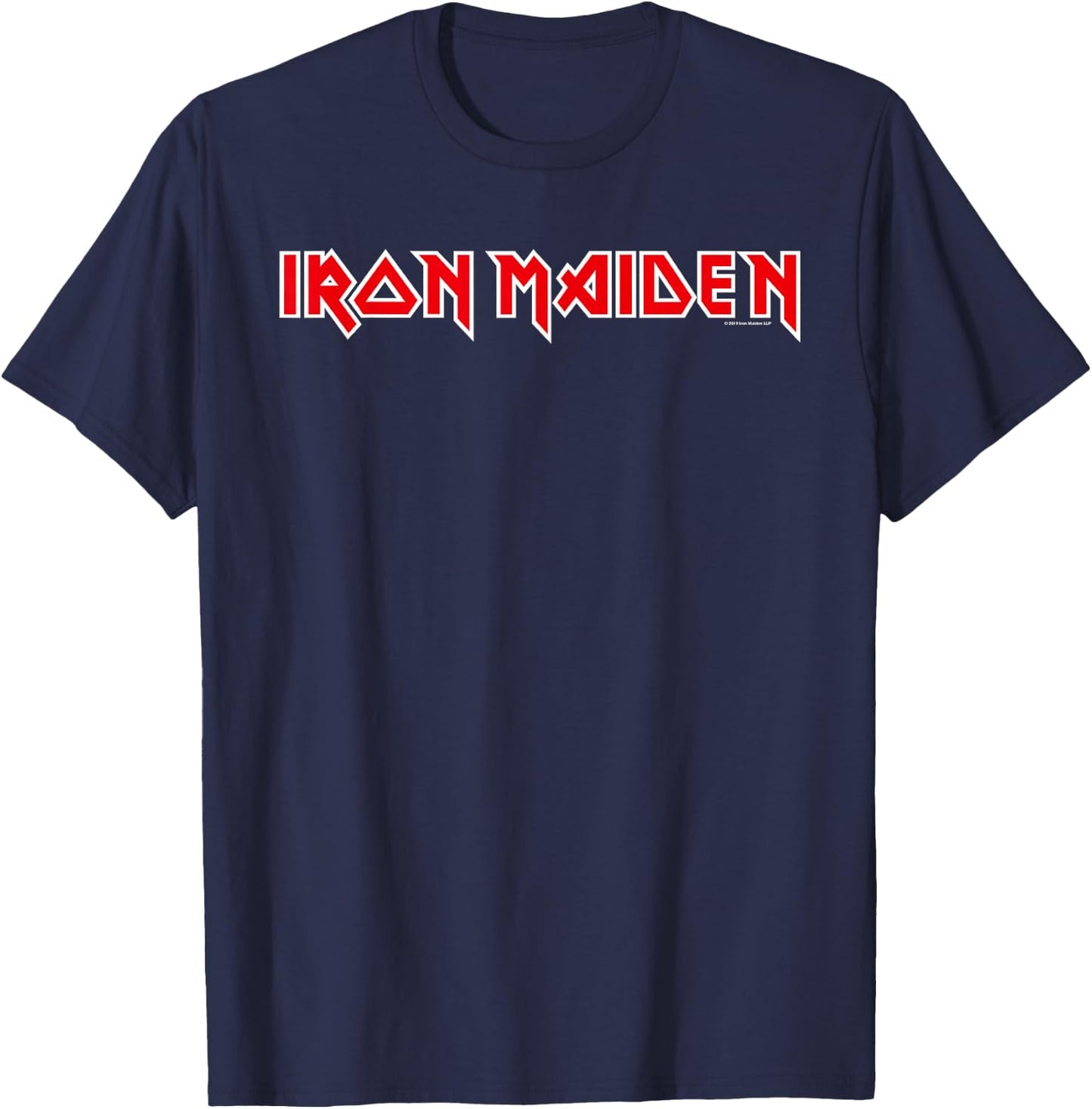 Iron Maiden Classic Logo T-Shirt - T-Shirt | Navy