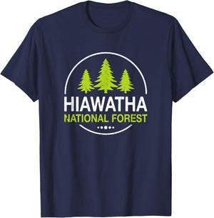 Hiawatha National Forest T-Shirt - T-Shirt | Navy