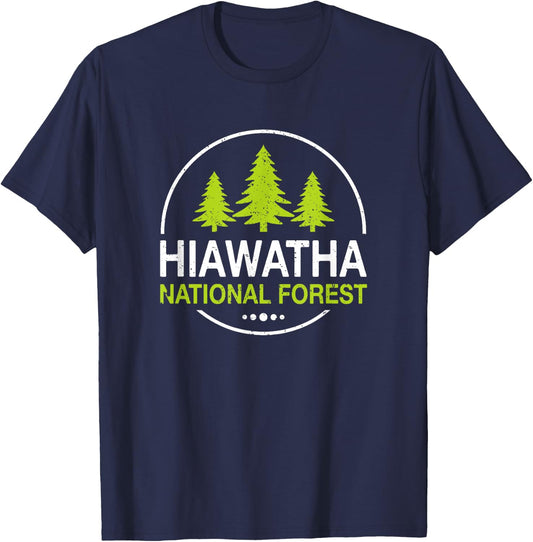 Hiawatha National Forest T-Shirt - T-Shirt | Navy