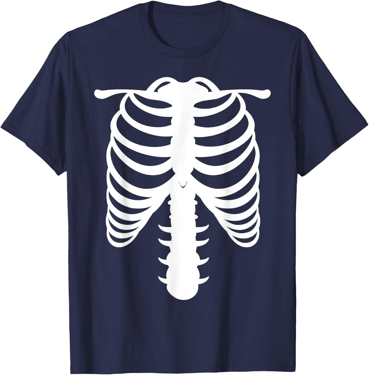 Halloween Skeleton Ribcage Costume T-Shirt - T-Shirt | Navy