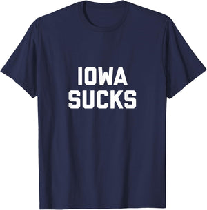 Iowa Sucks T-Shirt - T-Shirt | Navy