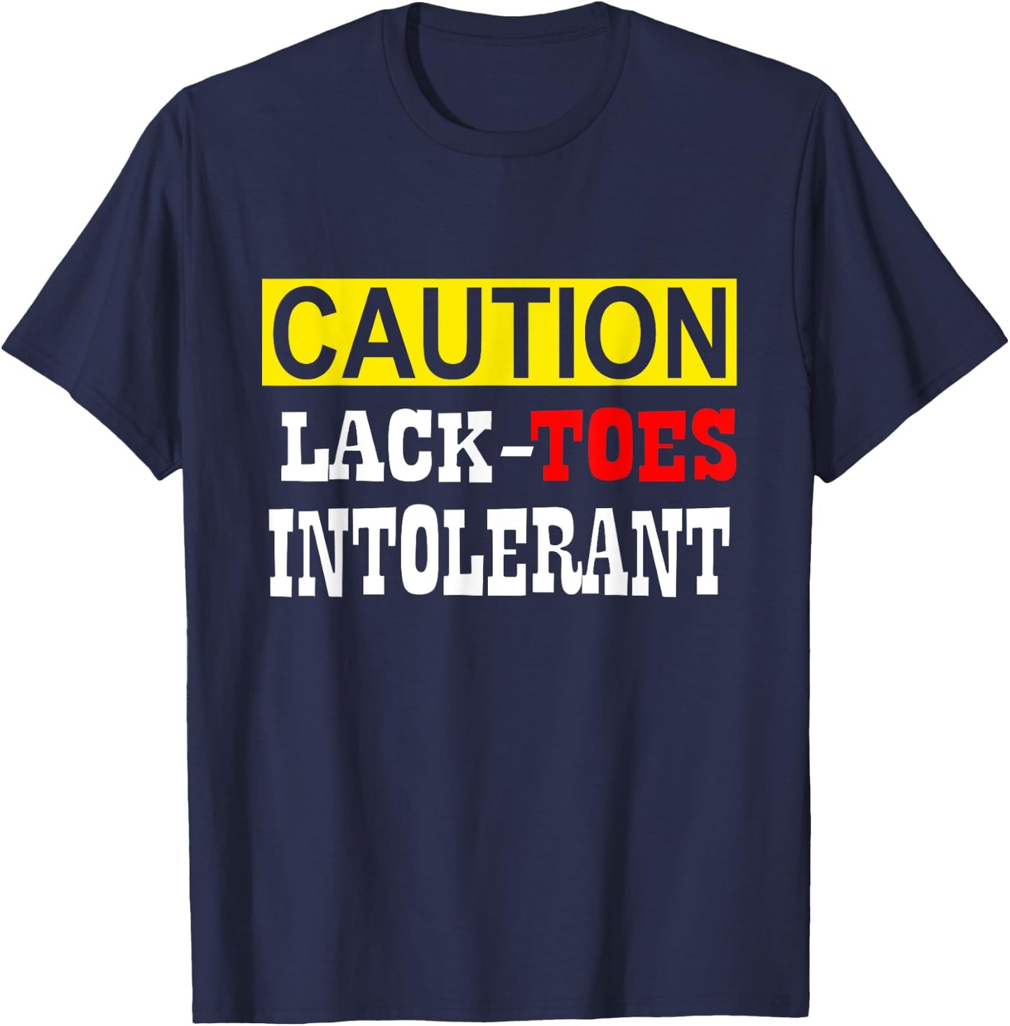 Designs By DK Funny Get Well Broken Foot Fracture & Broken Toe Gag - Black - Small - - Adult - Classic Fit - Short Sleeve - Novelty - Fun T-Shirt - T-Shirt | Navy