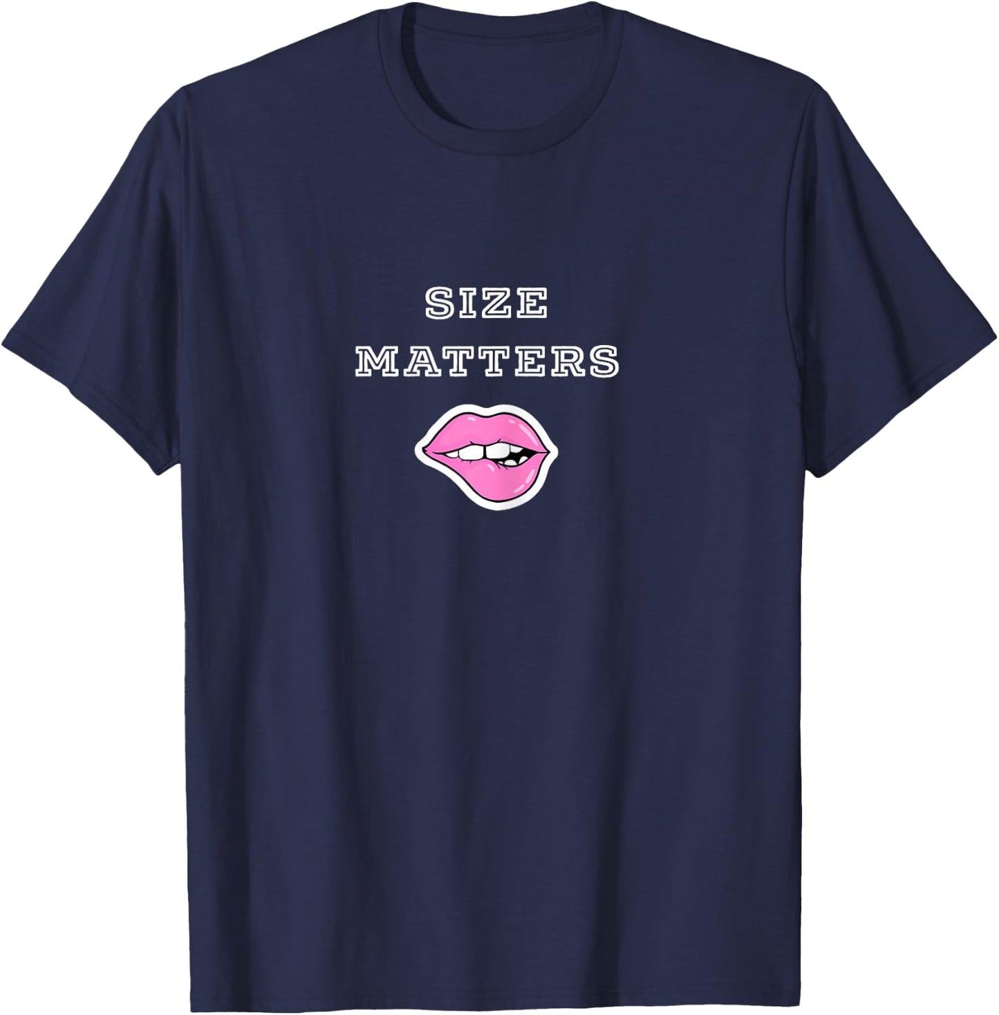 Size Matters Hotwife Shirt | Size Matters Hotwife Gift T-Shirt - T-Shirt | Navy