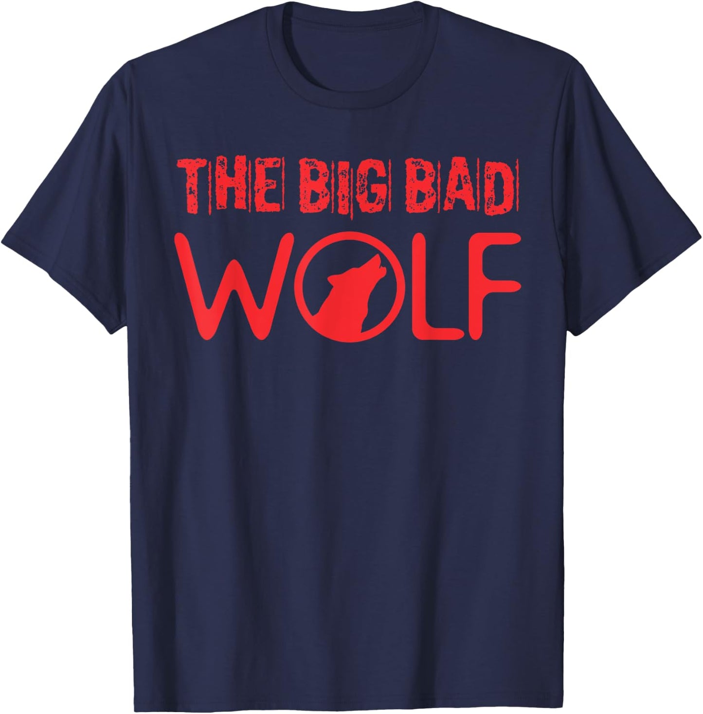 The Big Bad Wolf Shirt - Halloween Literary Fun T-Shirt - T-Shirt | Navy
