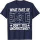 What Part of Don't You Understand Football Coach Men Women T-Shirt - T-Shirt | Navy