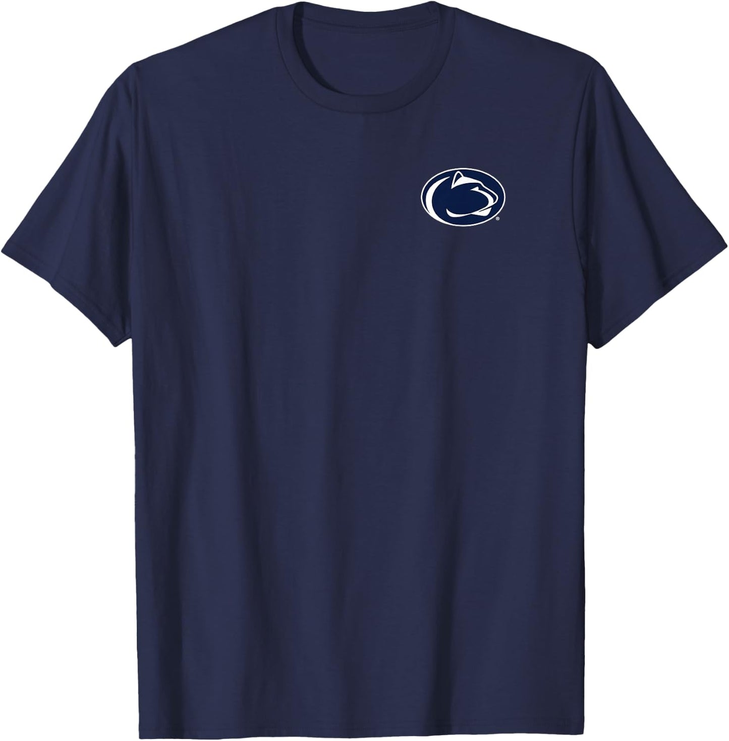 Penn State Nittany Lions Front/Back Mascot Dark Heather T-Shirt - T-Shirt | Navy