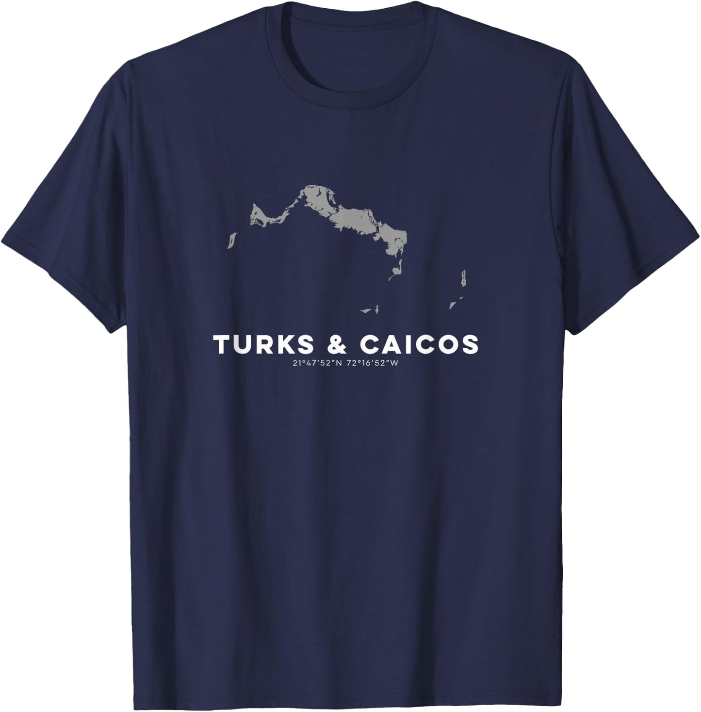 Turks and Caicos Graphic T T-Shirt - T-Shirt | Navy