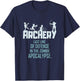 Funny Zombie Archery Gift Shirt Bow Archer T-Shirt - T-Shirt | Navy