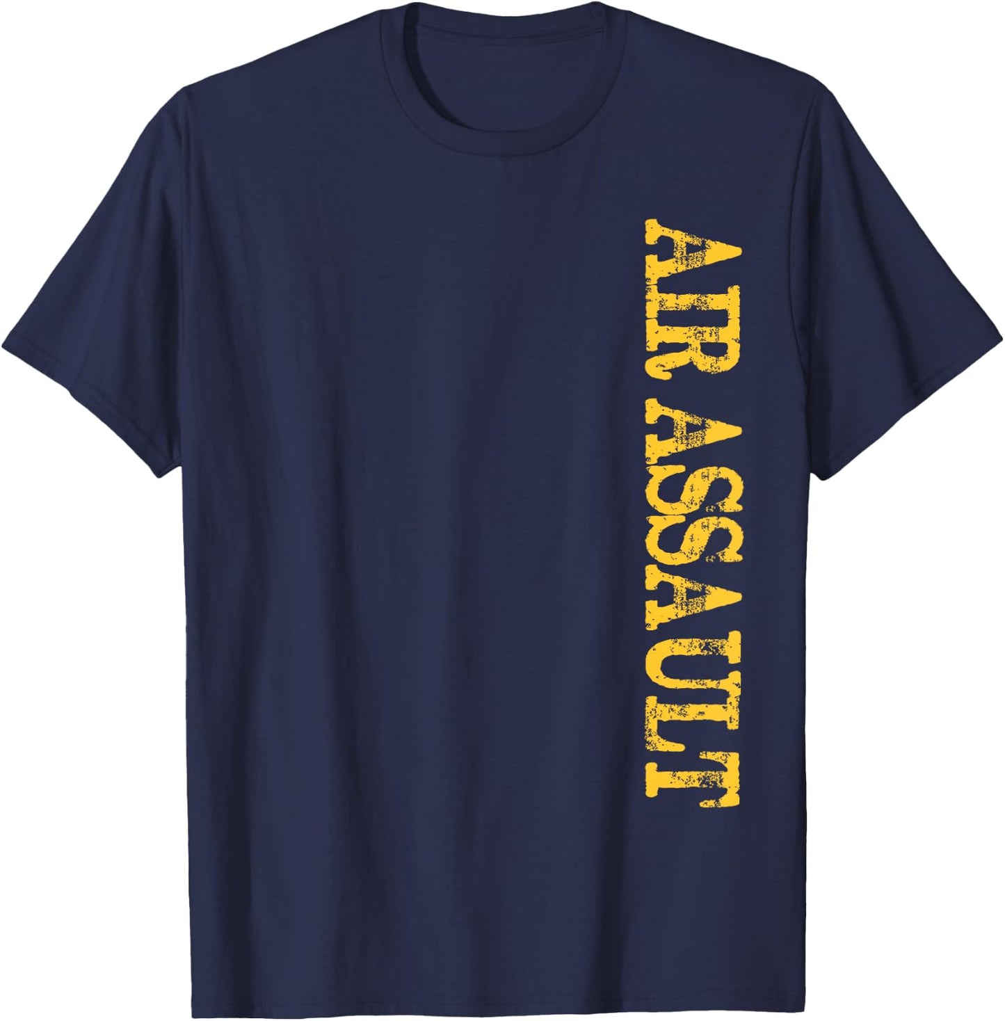 Distressed US Army Air Assault T-Shirt - T-Shirt | Navy