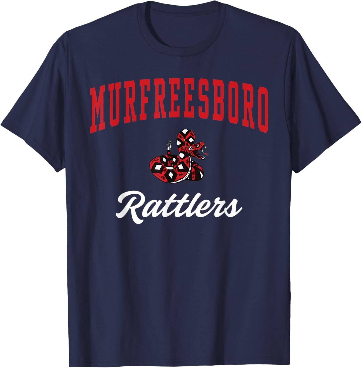 Murfreesboro High School Rattlers C3 T-Shirt - T-Shirt | Navy