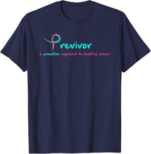 Previvor a Positive Approach T-Shirt - T-Shirt | Navy