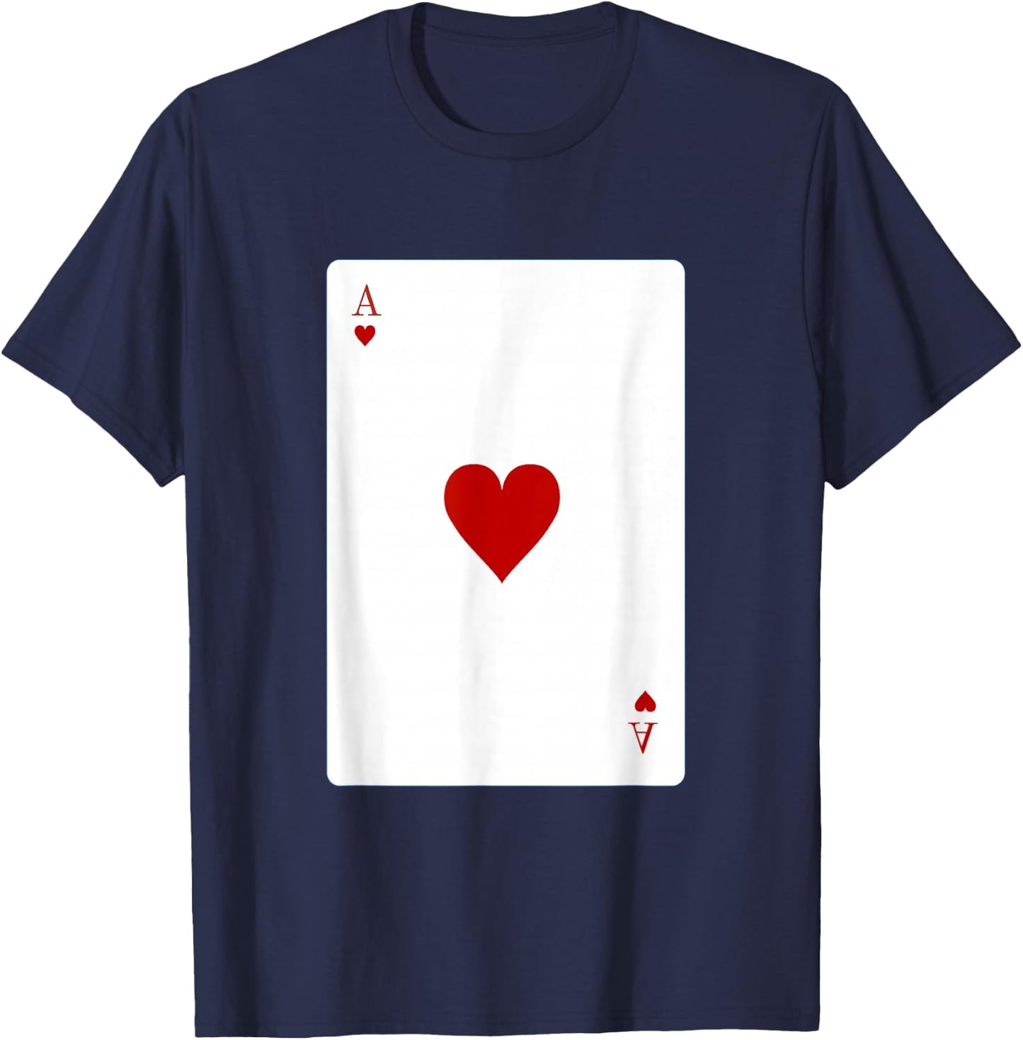Ace Of Hearts Costume T-Shirt - T-Shirt | Navy